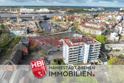 Verkauft / Vegesack / Vermietete 2-Zimmer-Wohnung direkt am Vegesacker Bahnhof