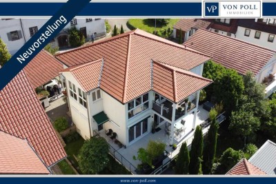Mediterrane Villa ca. 70 Meter vom Seeufer entfernt: Mit Seesicht, nachhaltiger Energietechnik und d