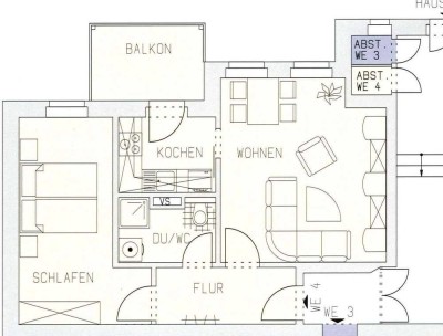 TOP Lage - Laminat - Balkon -Bad mit Dusche - frei ab 1.8.25