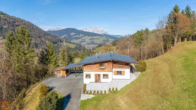 Privater Rückzugsort am Berg mit Blick über Kirchberg