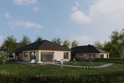 Fertigstellung 10/25 Bungalow als Energieeffizienzhaus inkl. Grundstück