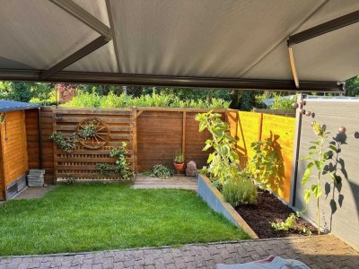 R E S E R V I E R T: Stillvolle 2-Zimmer-Erdgeschosswohnung mit Südterrasse und eigenem Garten