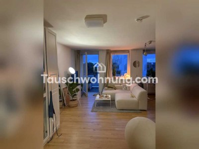 Tauschwohnung: Tausche helles Studio-Apartment mit Balkon gegen 2 Zimmer