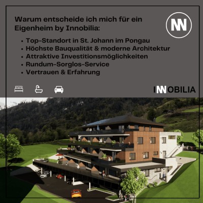 Penthaus in St. Johann, Top2 83,81m²; 48,27m² Terrasse und Fernsicht