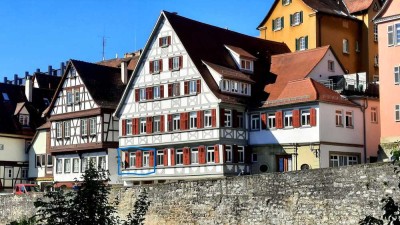 2- Zimmer- Altstadtwohnung mit Blick auf Kocher und die Altstadt von Schwäbischch Hall