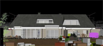 Villa m. Hallenbad, Vollkeller, Doppelgarage und  Option 2 ELW je 80qm - Nähe Teutoburger Wald
