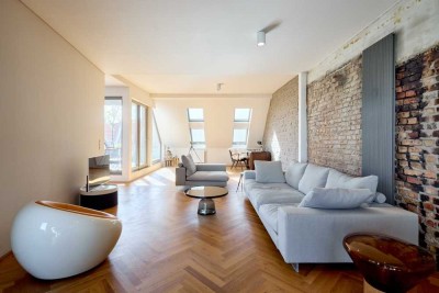 Exklusives Loft-Penthouse mit Panoramablick über Berlin am Boxhagener Platz