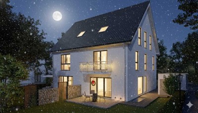 Weihnachten vor dem Kamin: in Ihrer Neubau-Doppelhaushälfte