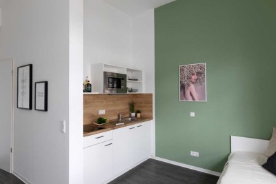 **Winterspecial** Möbliertes Apartment mit Terrasse in Düsseldorf- Rath!