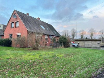 Großzügiges Eckgrundstück mit Einfamilienhaus und Einliegerwohnung im naturnahem Rhade