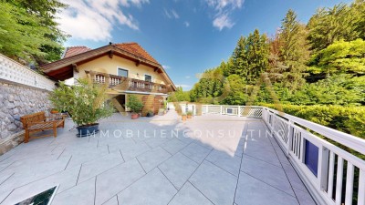 XXL-Terrasse und XXL-Möglichkeiten für die Familie! Haus vor den Toren Pörtschachs!