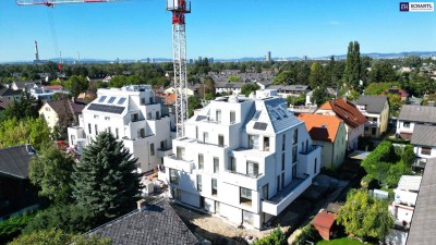 Herbstaktion! Ideale Kleinwohnung mit sonniger Terrasse! TOP-Neubauprojekt im Grünen + Klimaaktiv Bronze + Wärmepumpe und Solaranlage + Ideale Raumaufteilung und Terrasse + Garage + Beste Vermietbarkeit!