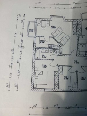 Hochparterre 3,5 Zimmer Wohnung