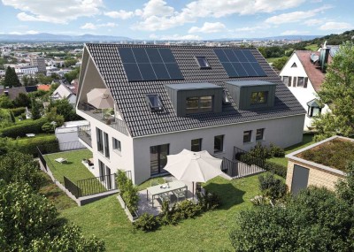 Wohnen am Lorettoberg: Schöne 2-Zimmer-Whg. mit kleinem Garten in Bestlage von Merzhausen