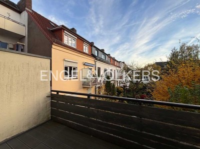 Helle und gut geschnittene Obergeschosswohnung für Singles oder Paare