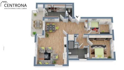Zu verkaufen! Schöne 3,5-Zimmerwohnung in City-Nähe