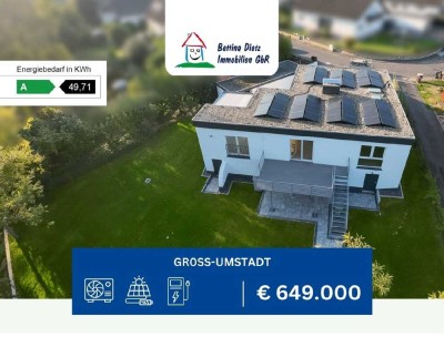 DIETZ: Provisionsfreier sanierter Bungalow! Wärmepumpe - PV - Batterie - Ladesäule - Garage - Garten