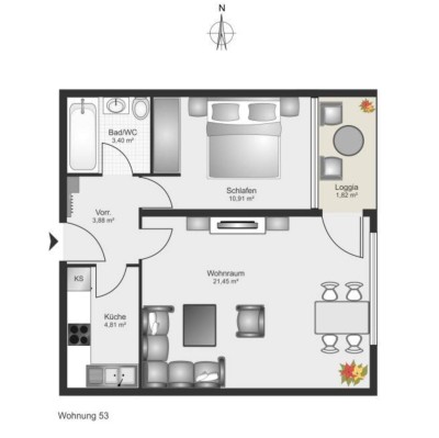 2-Zimmer Wohnung im Zentrum von Kufstein