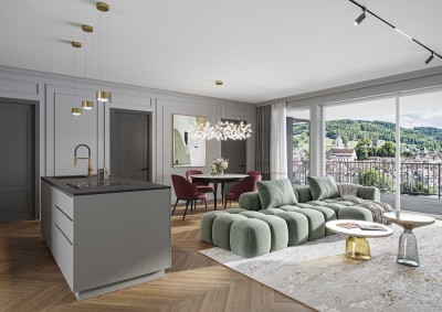 EXTRAVAGANT ! ° W19 ° 3.5-ZWG ° 3.OG ° Süd-Ost-West // SONVIDA - Dreispitz Laufenburg