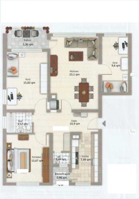 4-Zimmer-Wohnung in Stuttgart-West