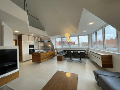 163 m² LUXUS-PENTHOUSE ++ 100 m² DACHTERRASSE ++ KLIMA/RUHELAGE/MÖBLIERT!