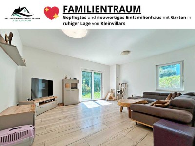 FAMILIENTRAUM - Gepflegtes und neuwertiges Einfamilienhaus mit Garten in Kleinvillars