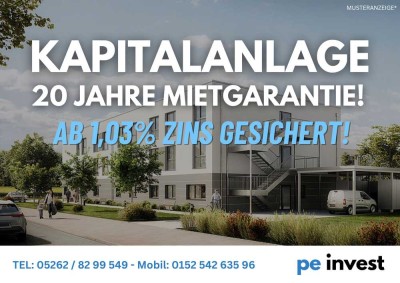 Pflegeapartment als Kapitalanlage mit sofortiger Mietzahlung | 20 Jahre Mietgarantie!