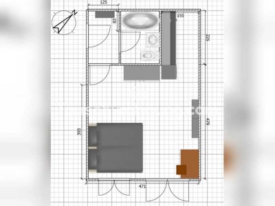 Tauschwohnung: Helle 1-Zi. in München sucht 2-3 Zi./60m²+