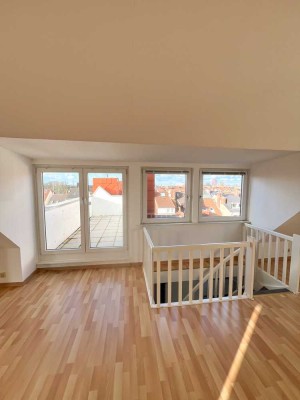 Maisonette-Wohnung mit Dachterrasse in der Neustadt