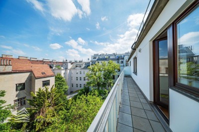Helle 3-Zimmer Wohnung mit Terrassen in bester Lage, Nähe Spittelau