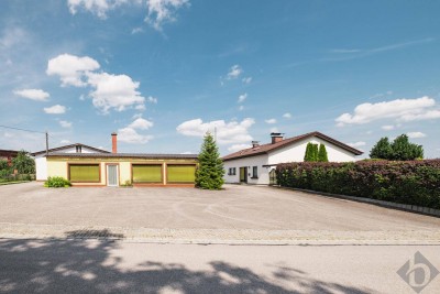 Landhaus mit riesigen Gewerbeflächen in Ostermiething - Bestlage