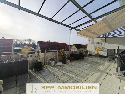 RESERVIERT - Über den Dächern Unterschleißheims – Stilvolle 3-Zi.-Dachterrassenwohnung