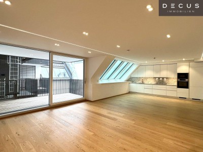 RESIDIEREN AM STADTPARK | ELEGANTE DACHGESCHOSSWOHNUNG | RUHIGE HOFSEITIGE 12 m2 TERRASSE | 4 ZIMMER | 2 BÄDER