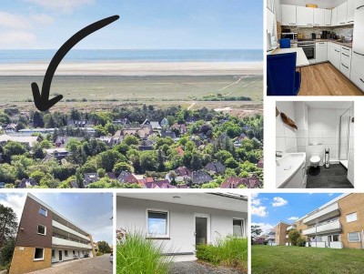Strandnahe 2-Zi.-Whg. mit Terrasse u. Stellplatz in St. Peter-Ording. Meer, Dünen & Erholung inkl.!
