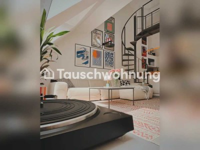 Tauschwohnung: Maisonette mit Dachterrasse im Zentrum von München