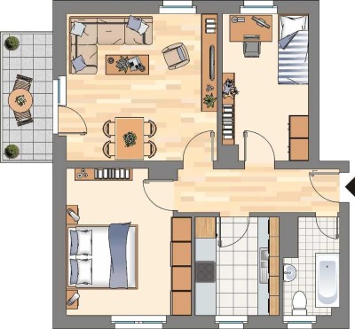 Ab sofort! 3-Zimmer-Wohnung in Dortmund Bövinghausen