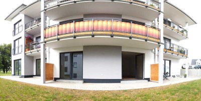 Moderne 2-Raum-Wohnung mit Terrasse und Stellplatz in Bad Doberan zu vermieten