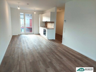 3-Zimmerwohnung in neuer Wohnhausanlage mit großer Loggia und tollem Ausblick auf Grünanlage mit toskanischem Flair - Neubau - Erstbezug - Tiefgarage vorhanden