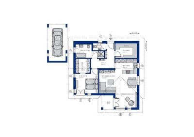Moderner Bungalow inkl. Baugrundstück