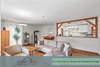 125 m² Wohnluxus mit XL-Terrasse, Garage & Kamin – Wohnen wie im Haus, nur bequemer in Plettenberg!