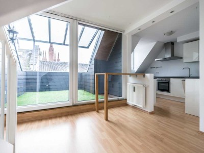 NEW*PAUL & PARTNER* GEMÜTLICHE MAISONETTE-EINHEIT MIT BALKON IN TOP LAGE !