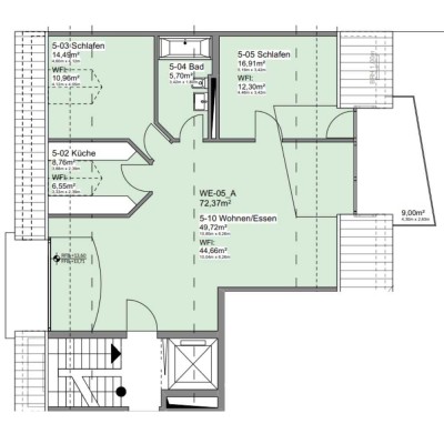 PROVISIONSFREI 3-Zimmer-Kapitalanlage mit zwei Balkone & TG-Stellplatz am Parkbogen 1.OG