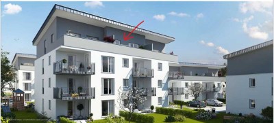Gemütliche 2-Zimmer Penthouse Wohnung DG mit großzügiger Terrasse inkl. Einbauküche