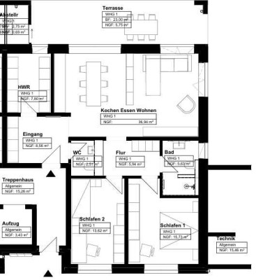 3 ZKB im EG, Terrasse, Garten, Barrierefrei