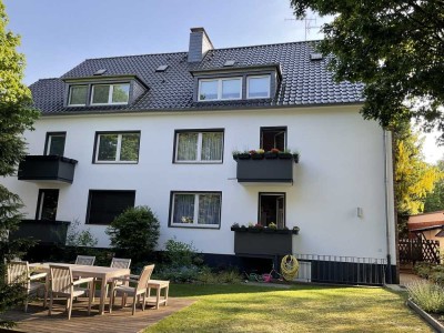 Gemütliche 3,5 Zimmerwohnung im EG mit Balkon und Gartennutzung in bester Lage von Sterkrade