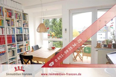 Trier-Ost: Traumhafte 4 ZKB Wohnung mit Balkon, riesiger Dachterrasse, großen Kellerraum & eigenem S