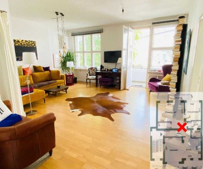 Ende Nov/1. Dez. frei: Große helle 3-Zi-Whg in Top-Lage am Roseneck