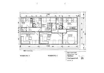 Große Dachgeschoßwohnung mit 2 Bädern und 2 Stellplätzen