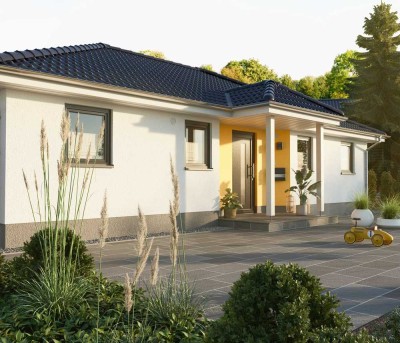 Ein Bungalow für die Zukunft - ausgefallen und praktisch - Winkelbungalow 108