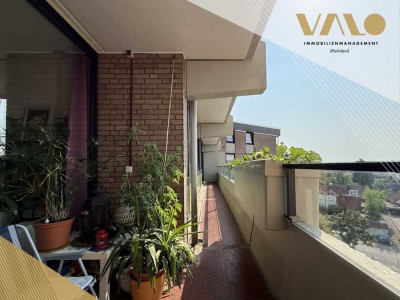 Vermietete 4-Zimmerwohnung mit zwei Balkonen in Rheinnähe zu verkaufen!